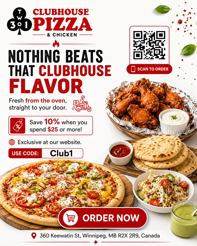 ClubHouse Pizza and Chicken Special Offer